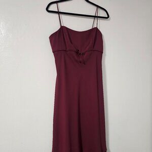 Davids Bridal Wine Midi Dress